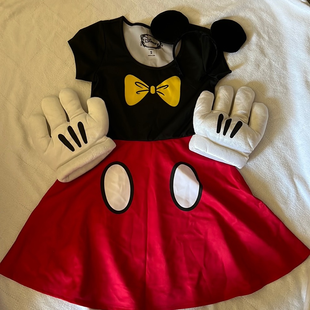 Minnie Mouse halloween costume.